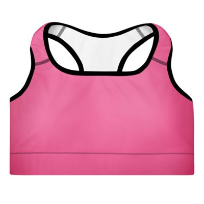 pink sports bra