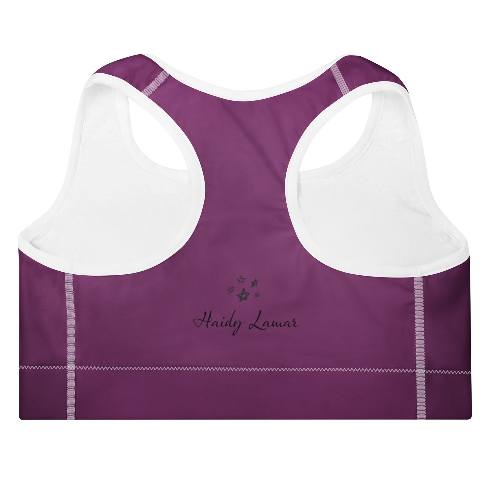 all over print padded sports bra white back 6ac4d179cdd40