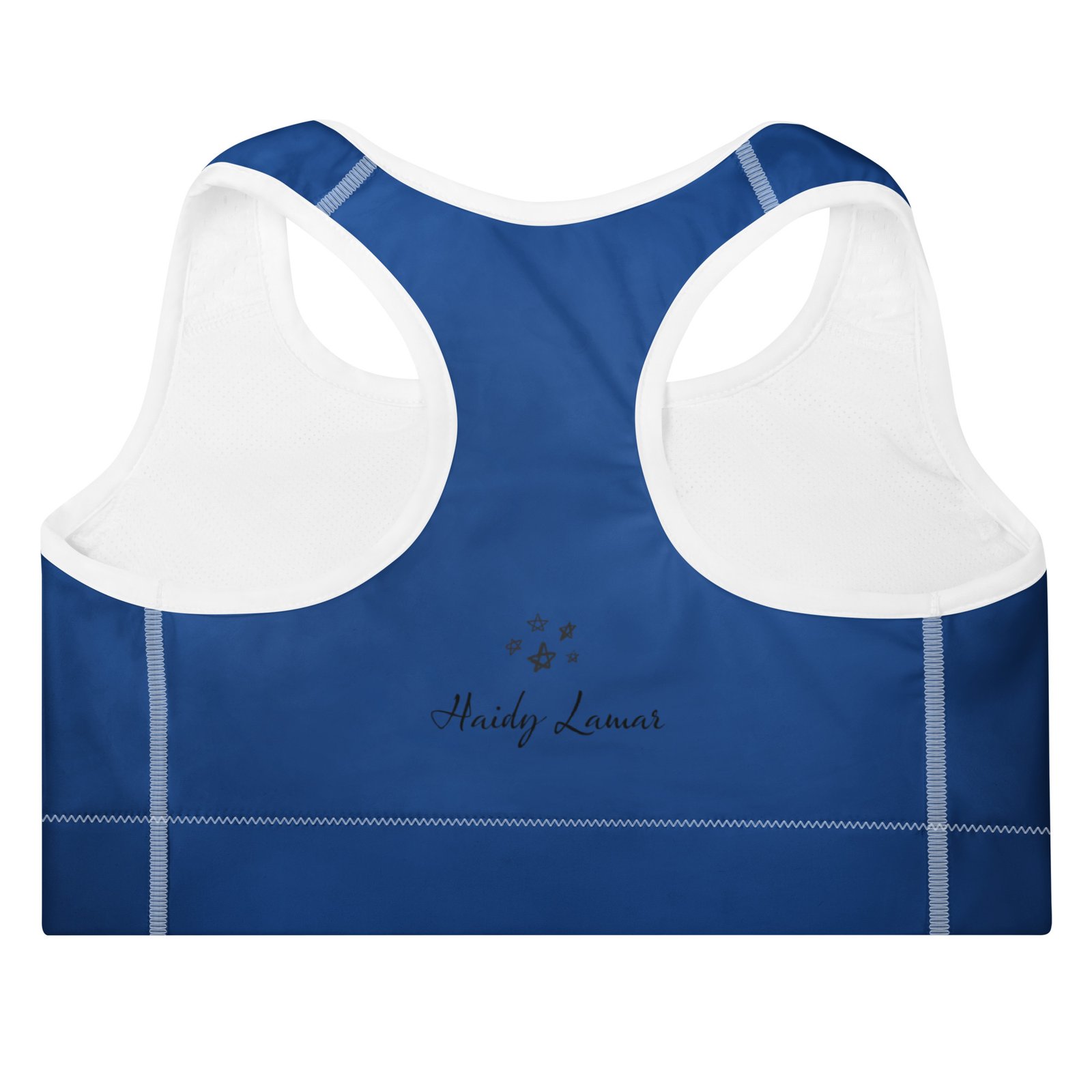 all over print padded sports bra white back 6ac4d88b7301b