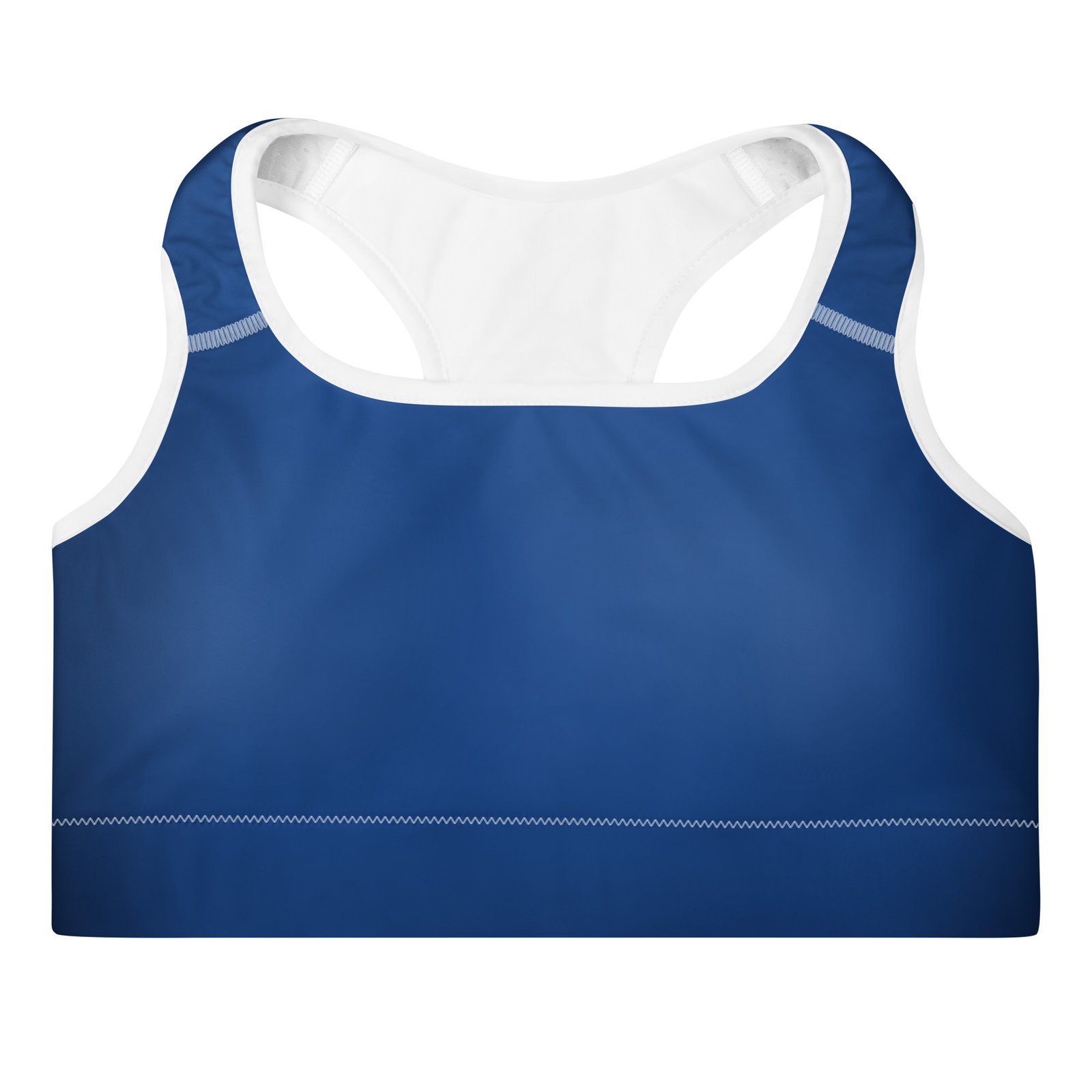 blue eletric sports bra