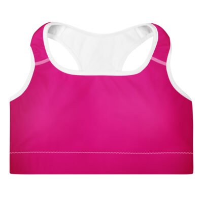 fuchsia sports bra