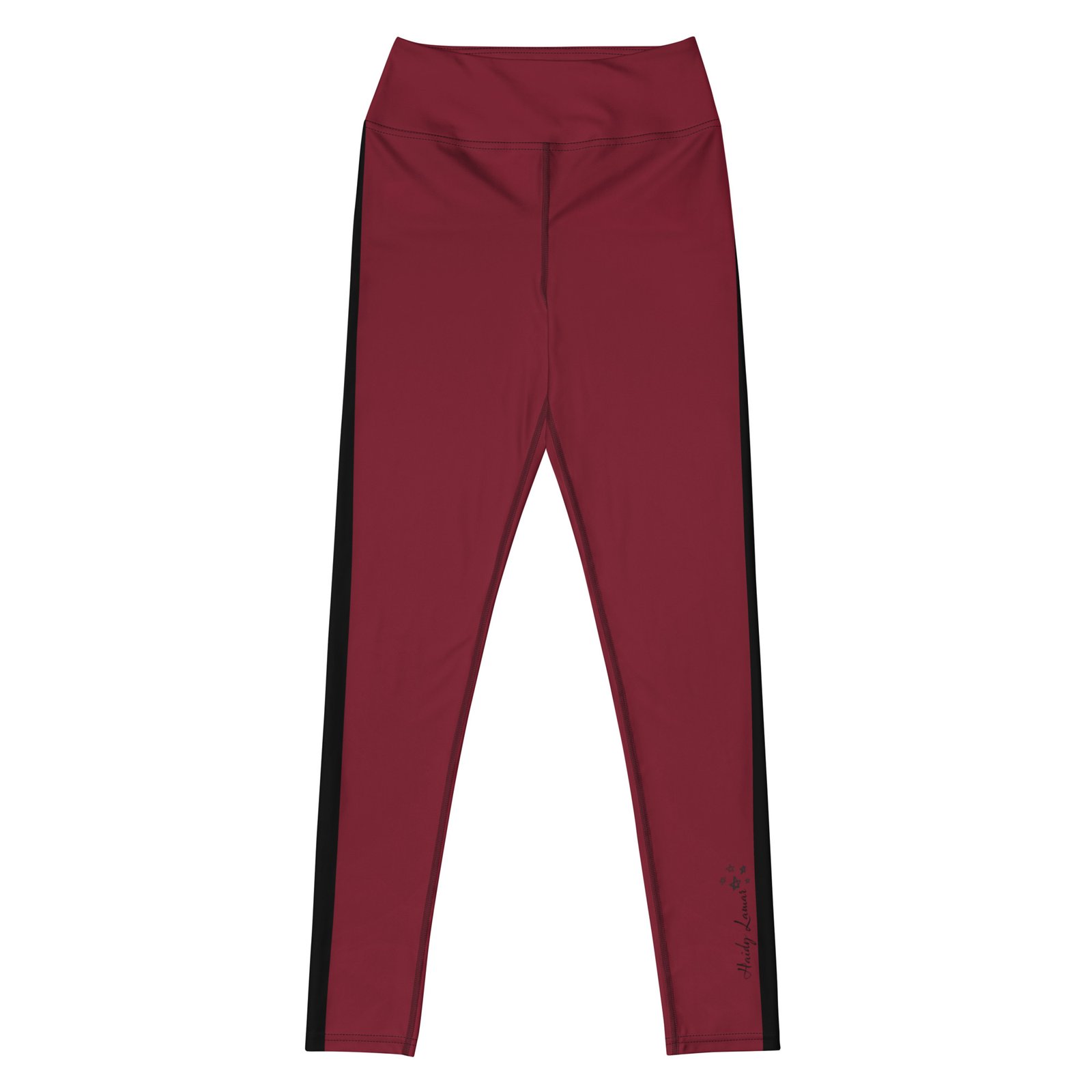 burgundy leggings