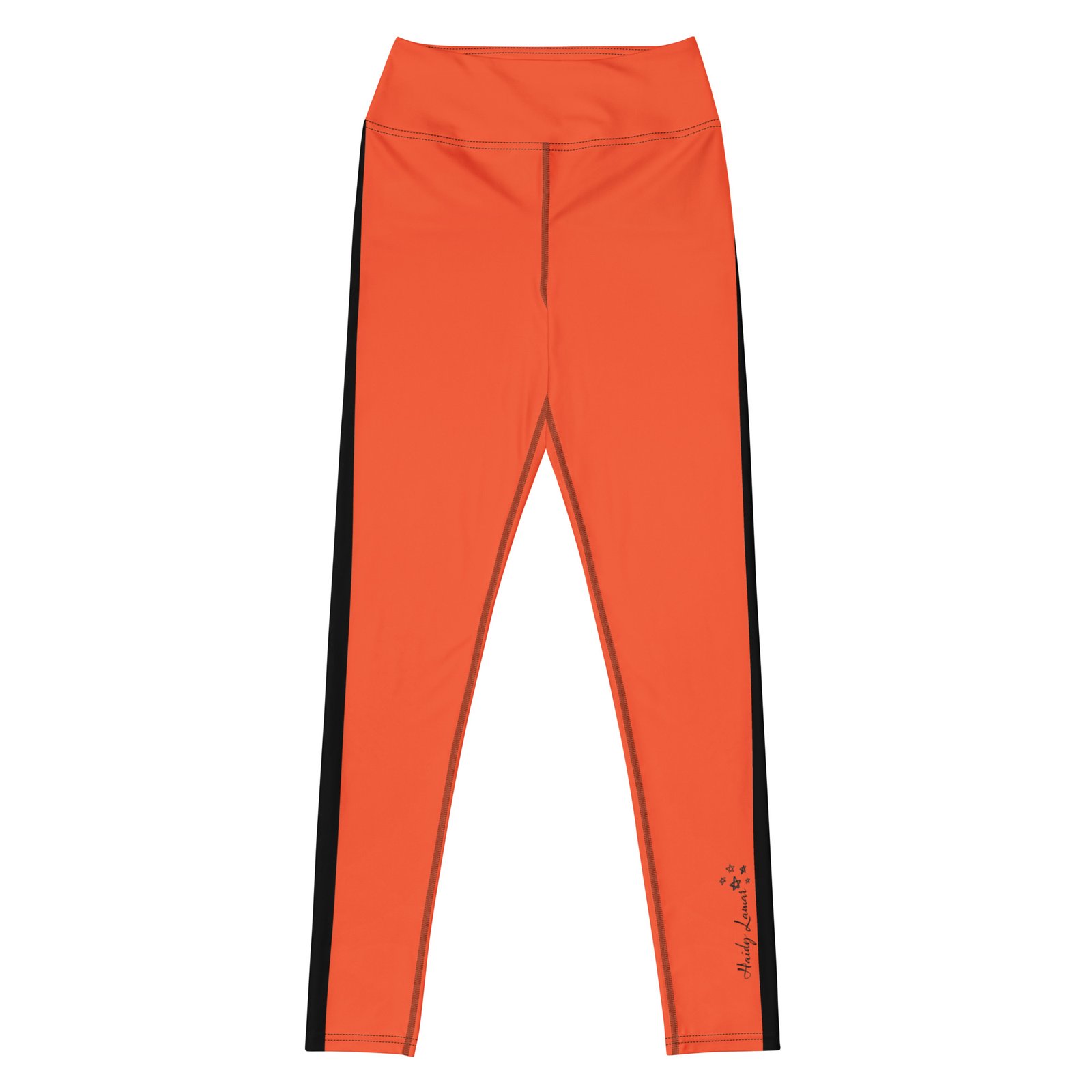 orange leggings