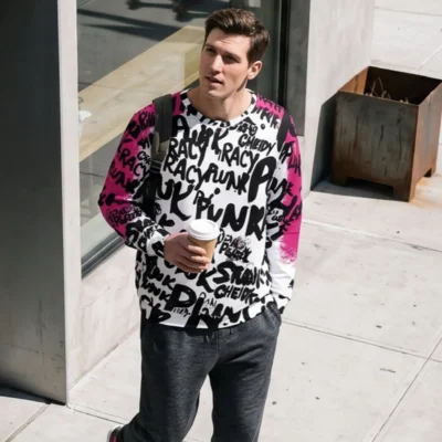 men’s sweatshirt dynamic