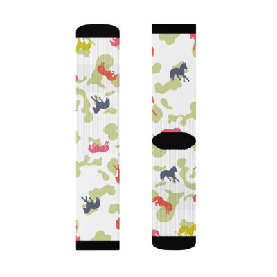 women camouflage socks