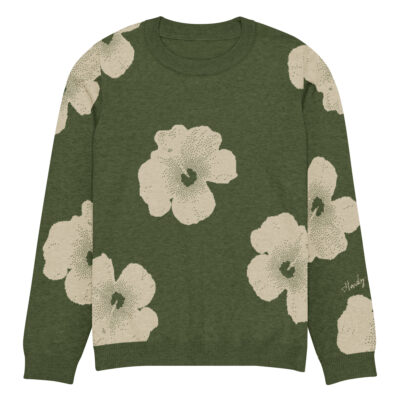 knitted crew neck sweater