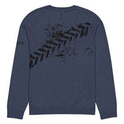 men navy riders sweater