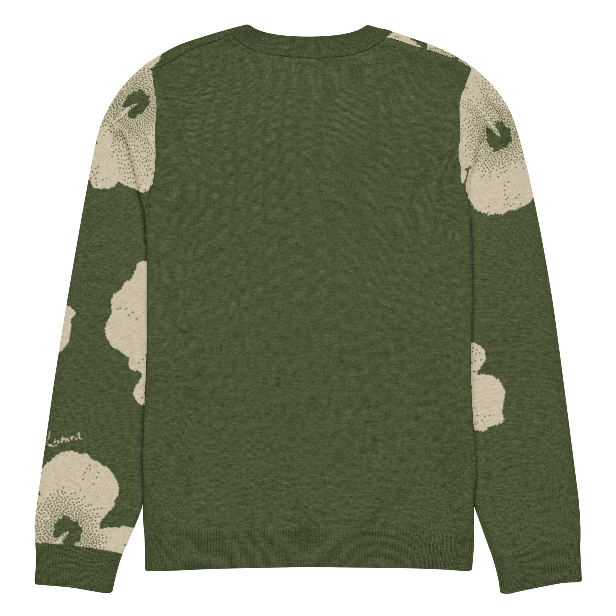 knitted crew neck sweater