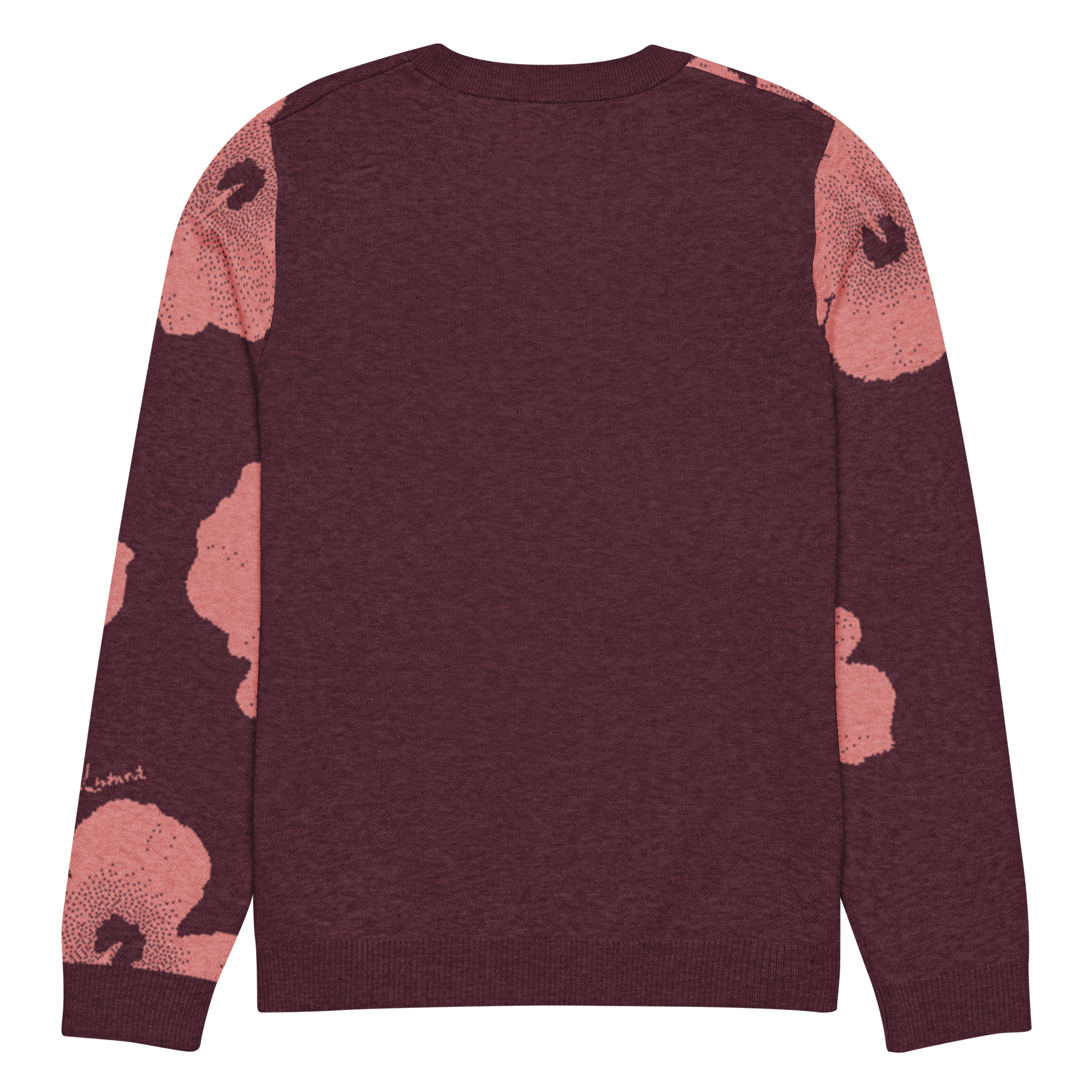 tropical floral sweater
