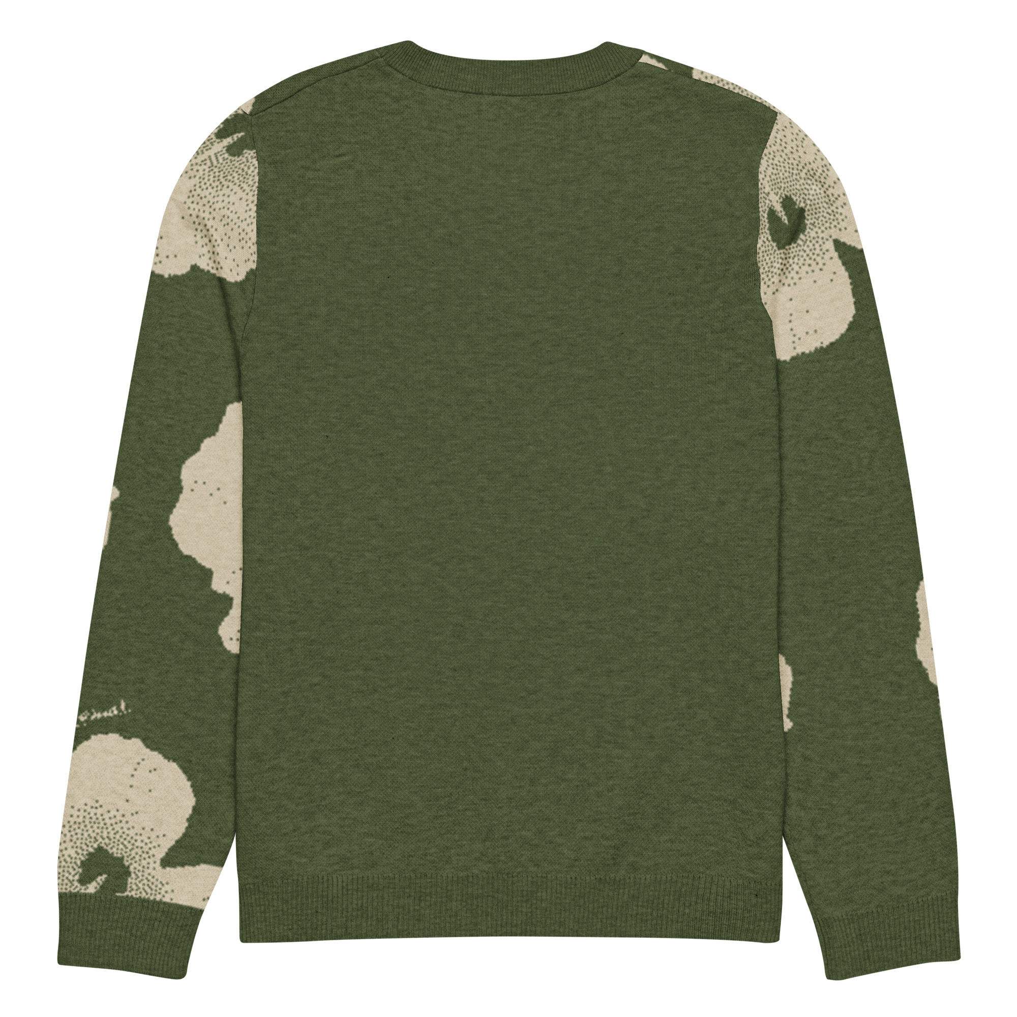 knitted crew neck sweater