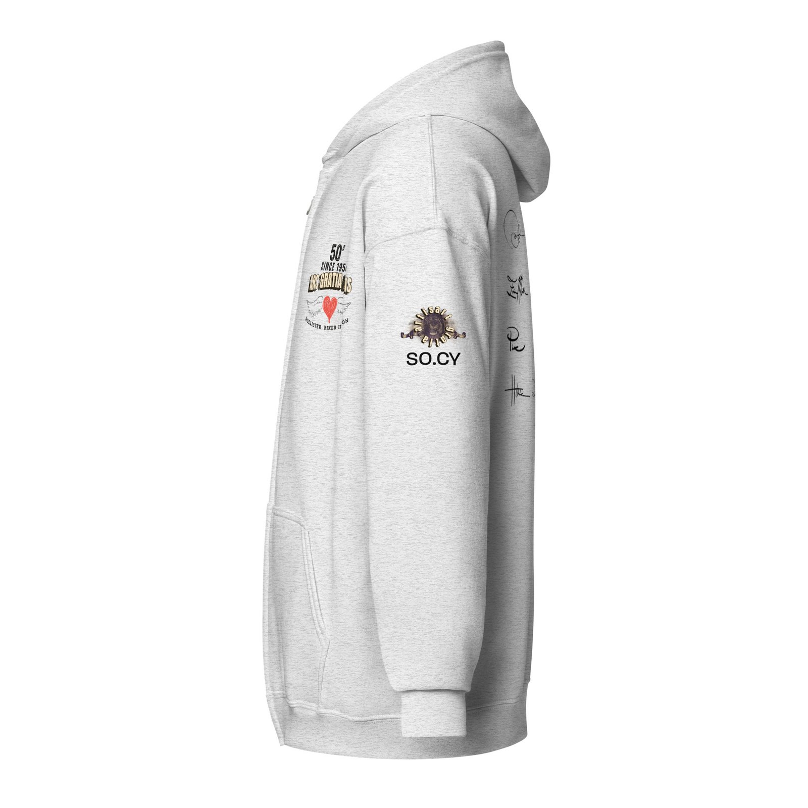 motorcycle zip up hoodie