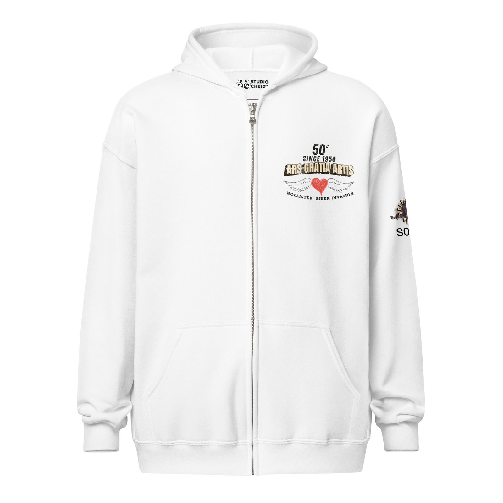 motorcycle zip up hoodie