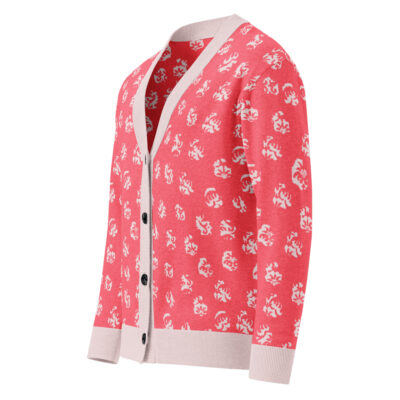 women's pink cardigan
