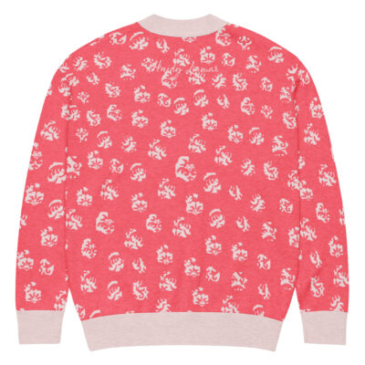 women's pink cardigan