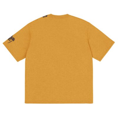 man orange knitted classic tee