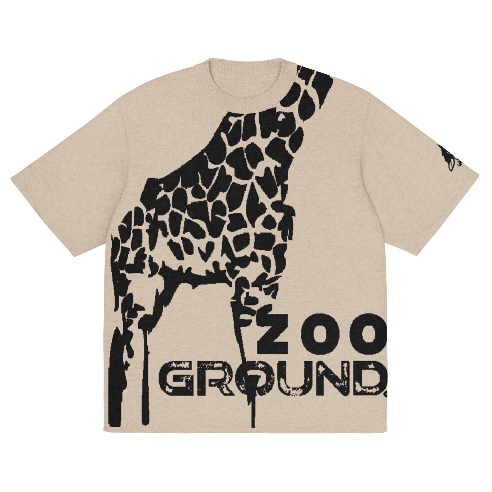 men knitted t shirt zoo ground