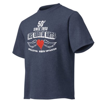 men navy knitted t shirt