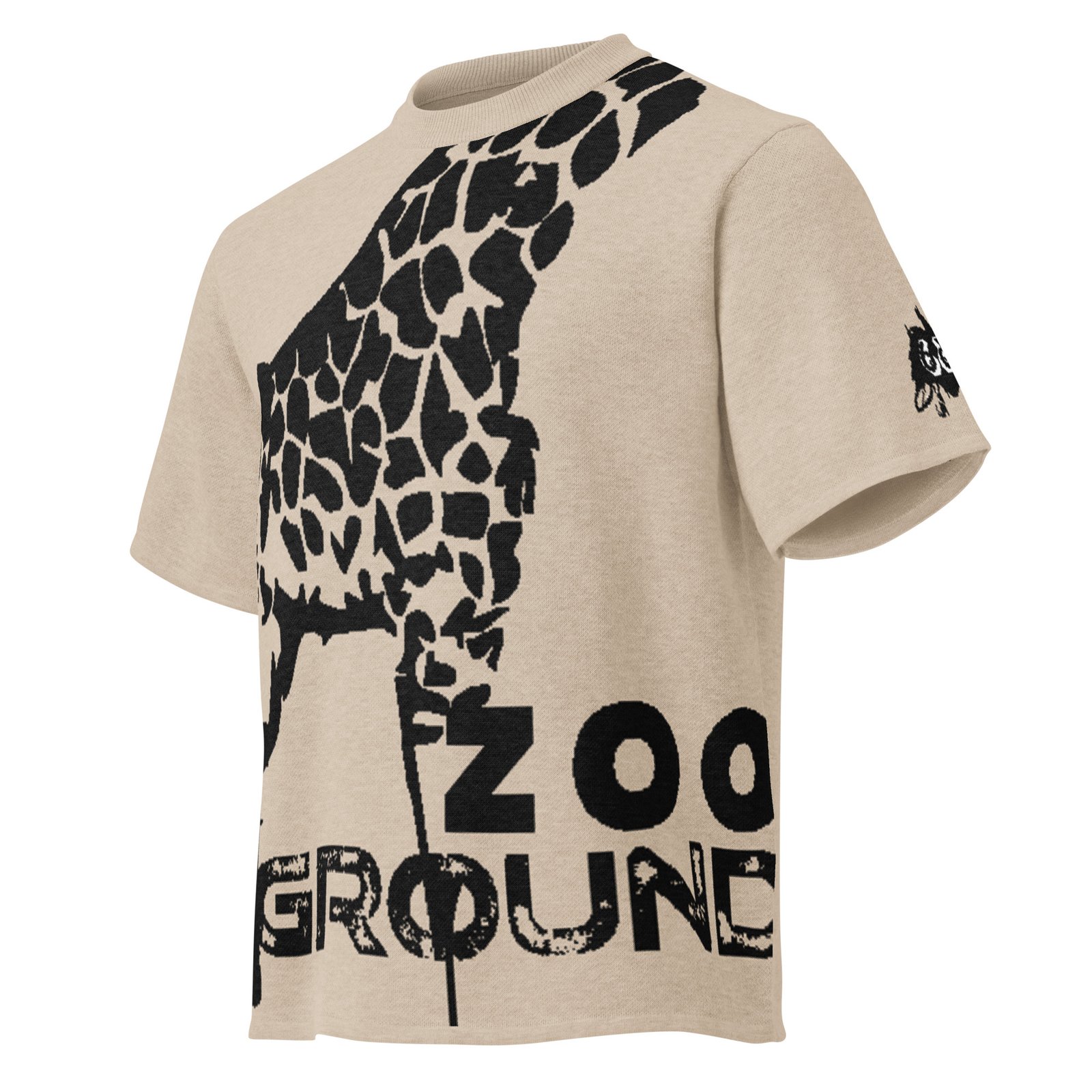 men knitted t shirt zoo ground