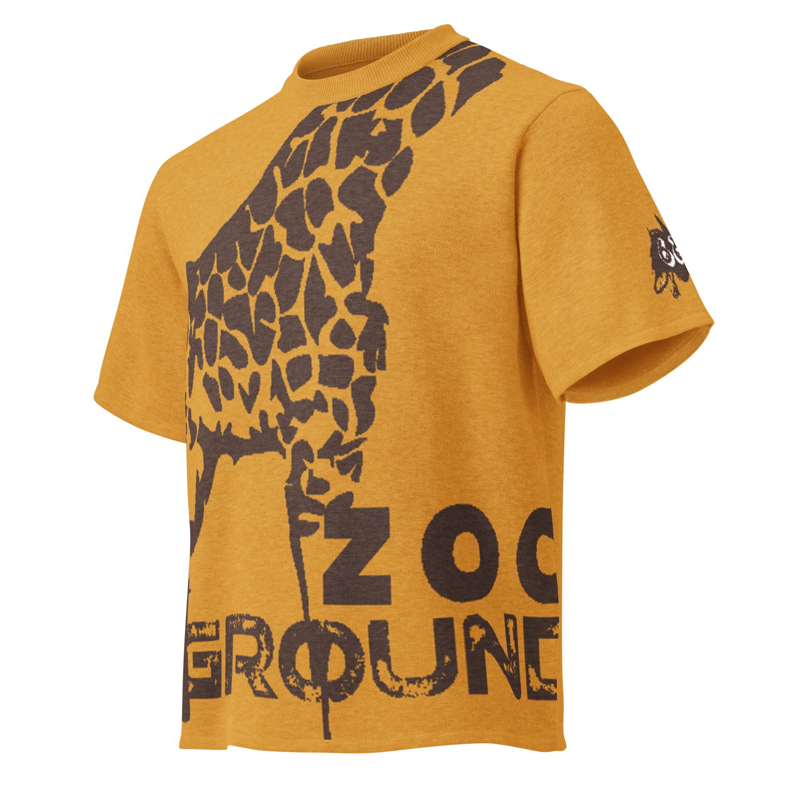 man orange knitted classic tee