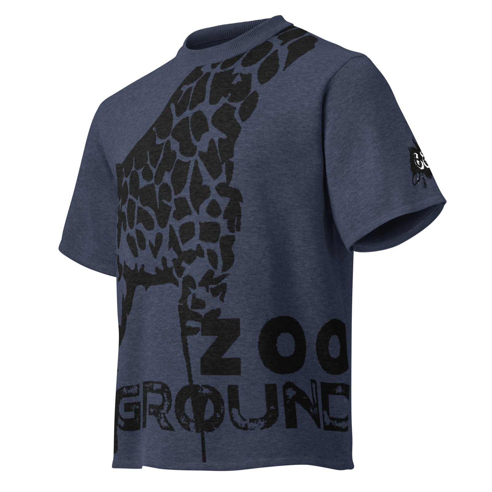 men navy knitted zoo ground