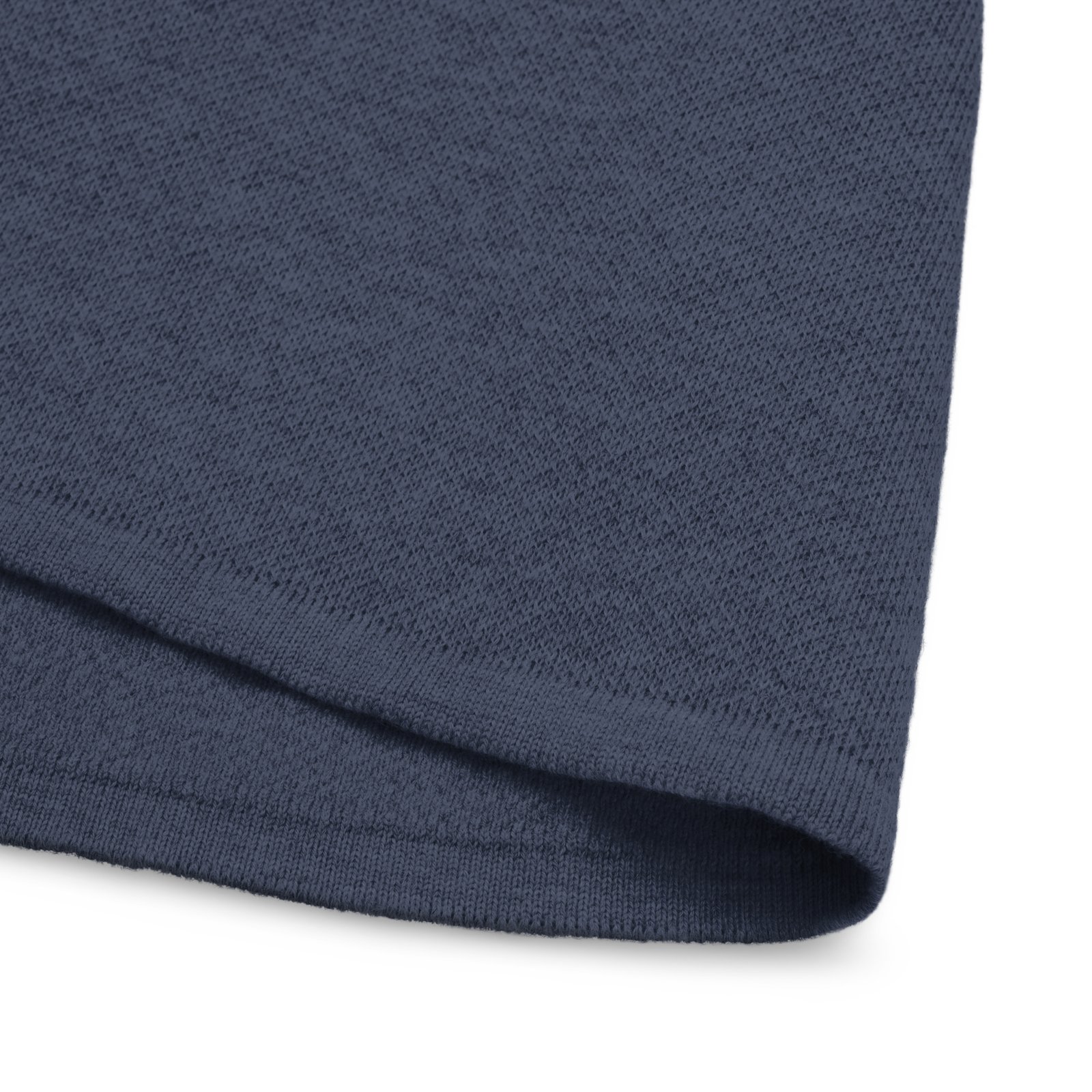 men navy knitted t shirt