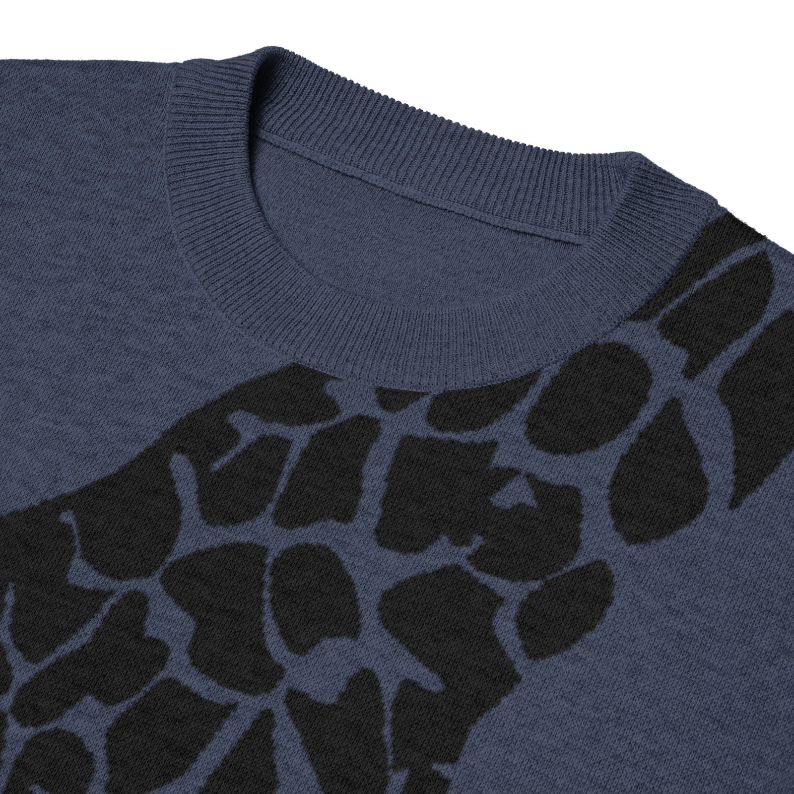 men navy knitted zoo ground