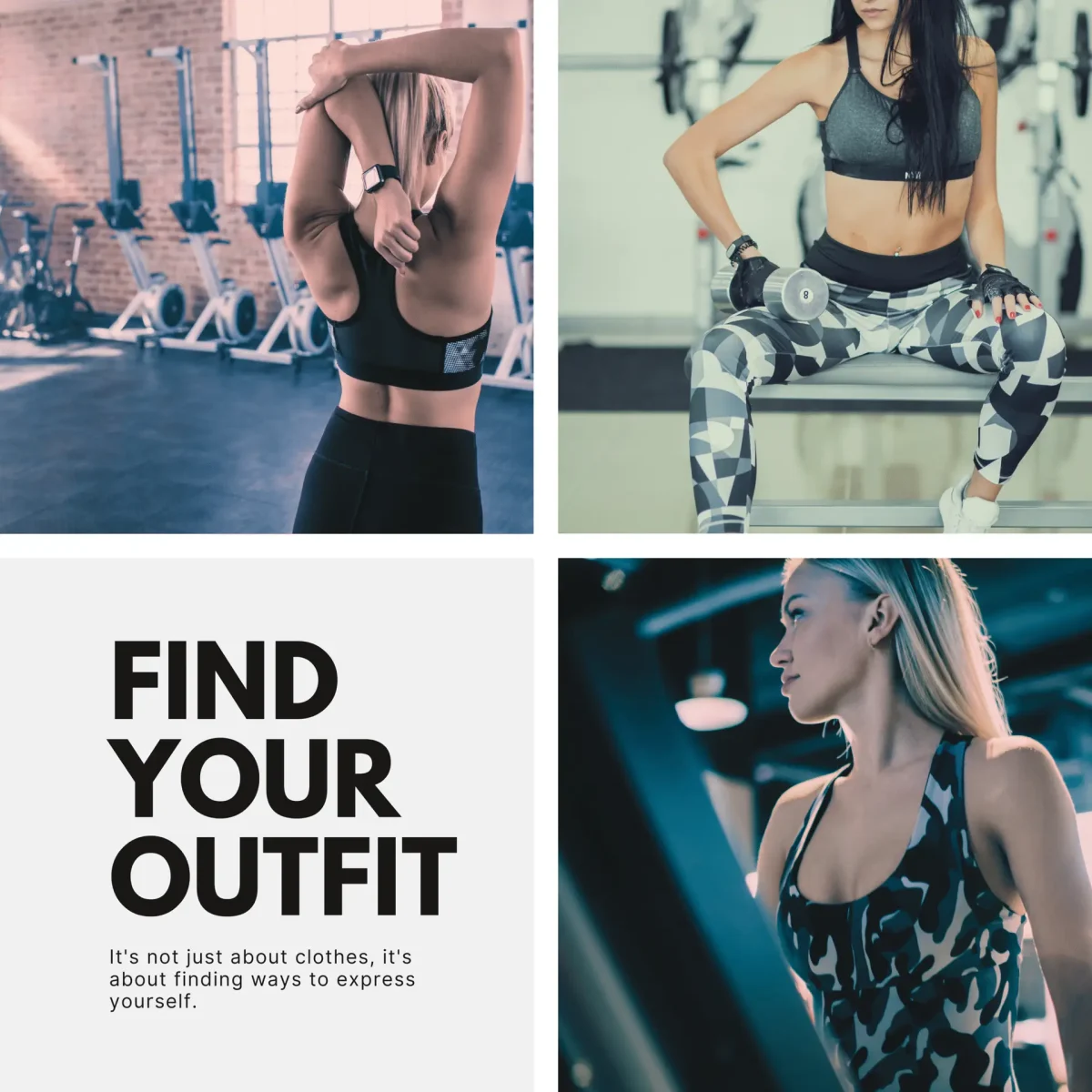 sportwear gym concept